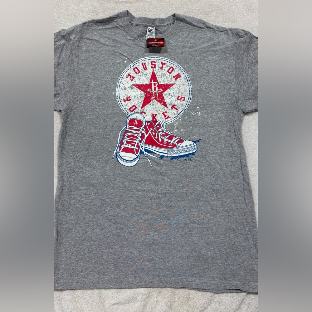 Anvil Gray T-Shirt with Rockets Logo